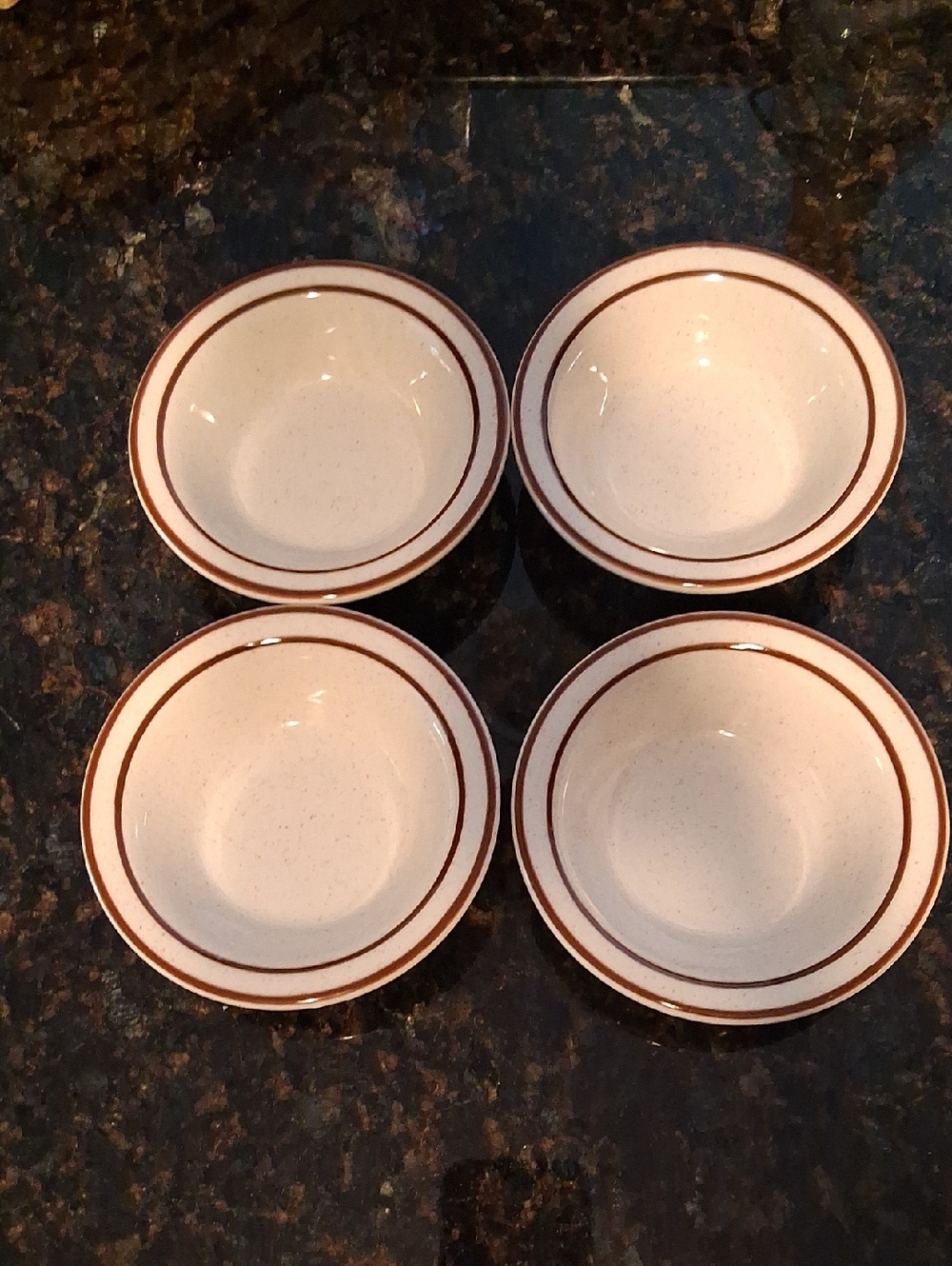 Buffalo Pottery-Set Of 4 Fruit/Berry Bowls